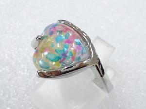 ガラス　指輪(13号)